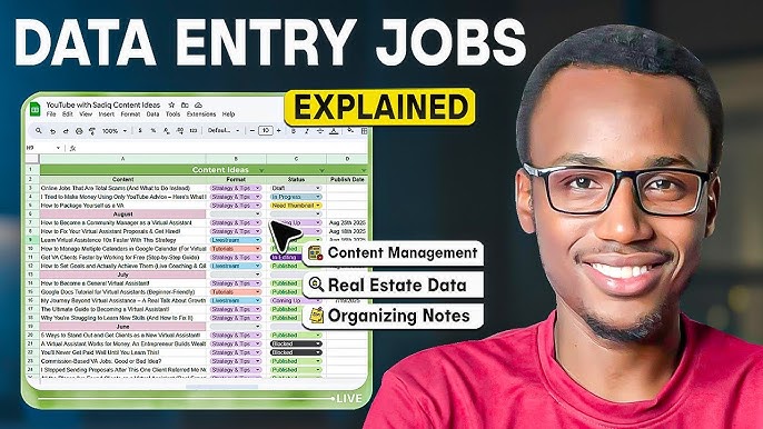 data entry jobs