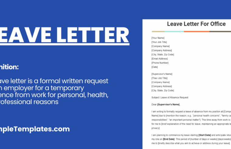 A Complete Handbook For Office Leave Communication With Ready-To-Use Emails