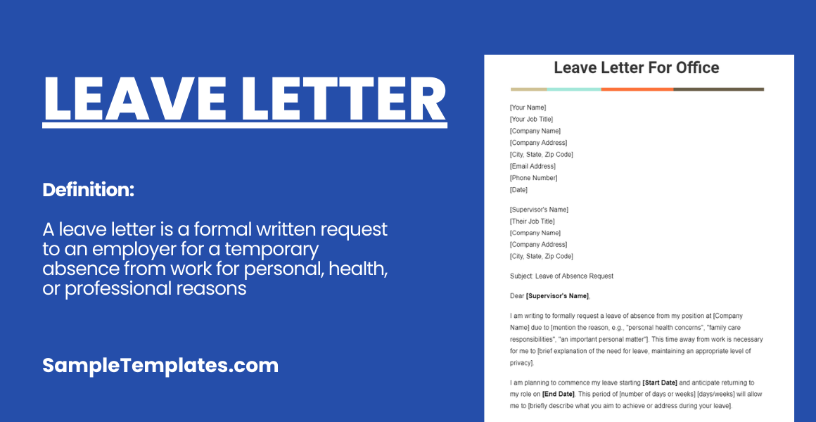 A Complete Handbook For Office Leave Communication With Ready-To-Use Emails