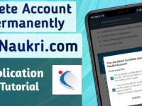 how to delete a Naukri account